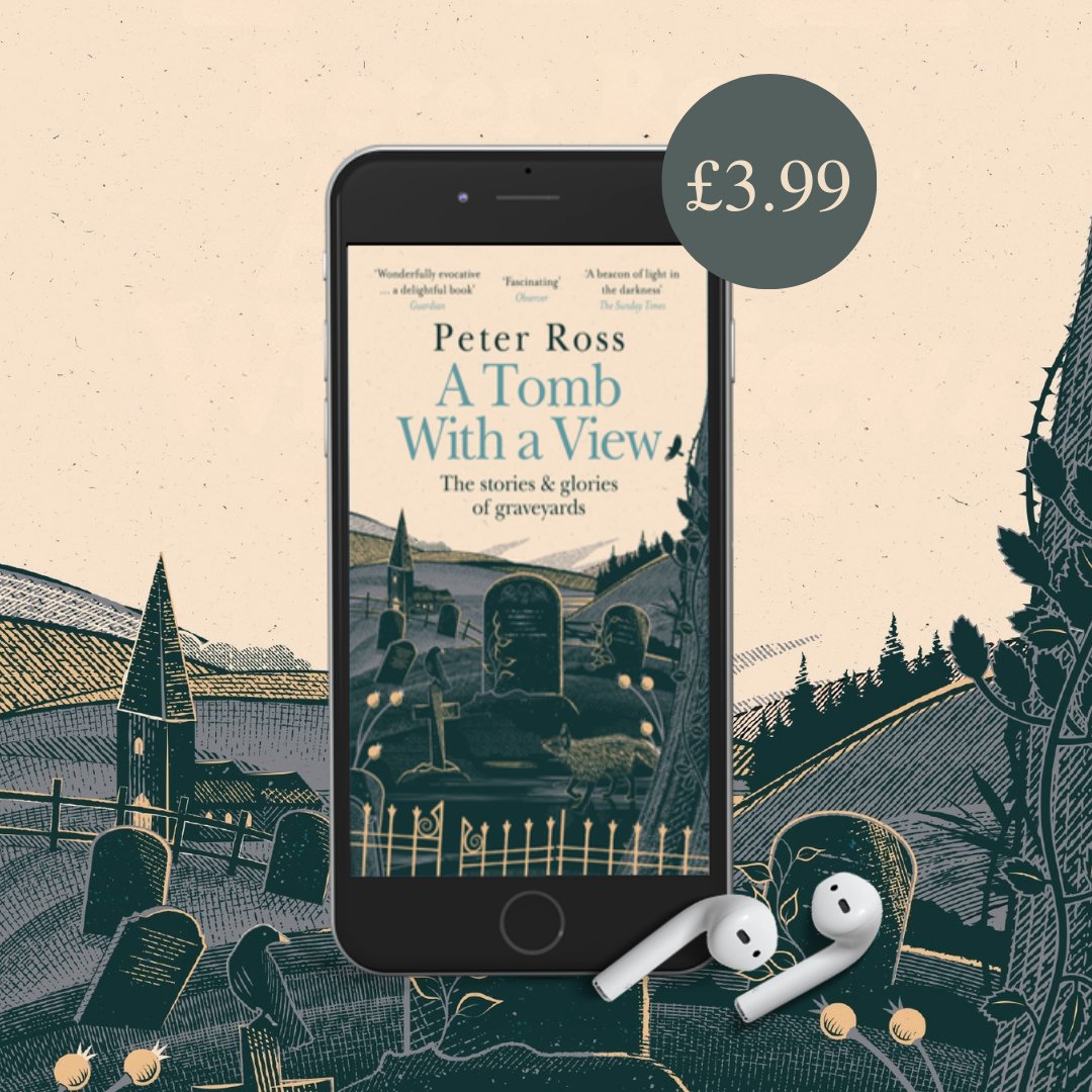 @audible_uk members can get A Tomb With A View for just £3.99 in July! Winner of the 2021 Scottish National Book Award, this fascinating book marks a grave new world as it uncovers the stories and glories of graveyards 📚🪦🎧