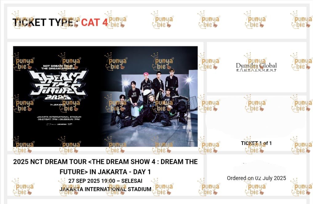 Giveaway special comeback NCT Dream 

1 tix tds4 jkt cat 4 day 1 (presale wv) for 1 winner

⊹  like, rt, and fill out this form:
forms.gle/KmEkcsy9sruxFu…
⊹ all rules &amp; tnc are written on the form, please read it carefully!
⊹ reply doa baik kalian buat aku ^~^
