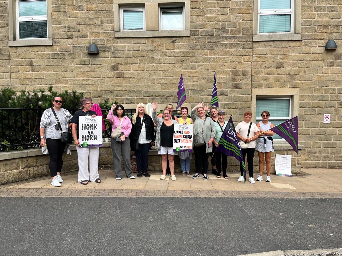 Striking UNISON members employed by <a href="/mitie/">Mitie</a> are now on their 3rd round of strike action. MITIE says that it’s unaffordable to resolve this dispute but announces record profits. Time to insource these workers back in to the NHS. <a href="/NorthWestUNISON/">UNISON North West</a> <a href="/strike_map/">Strike Map</a>