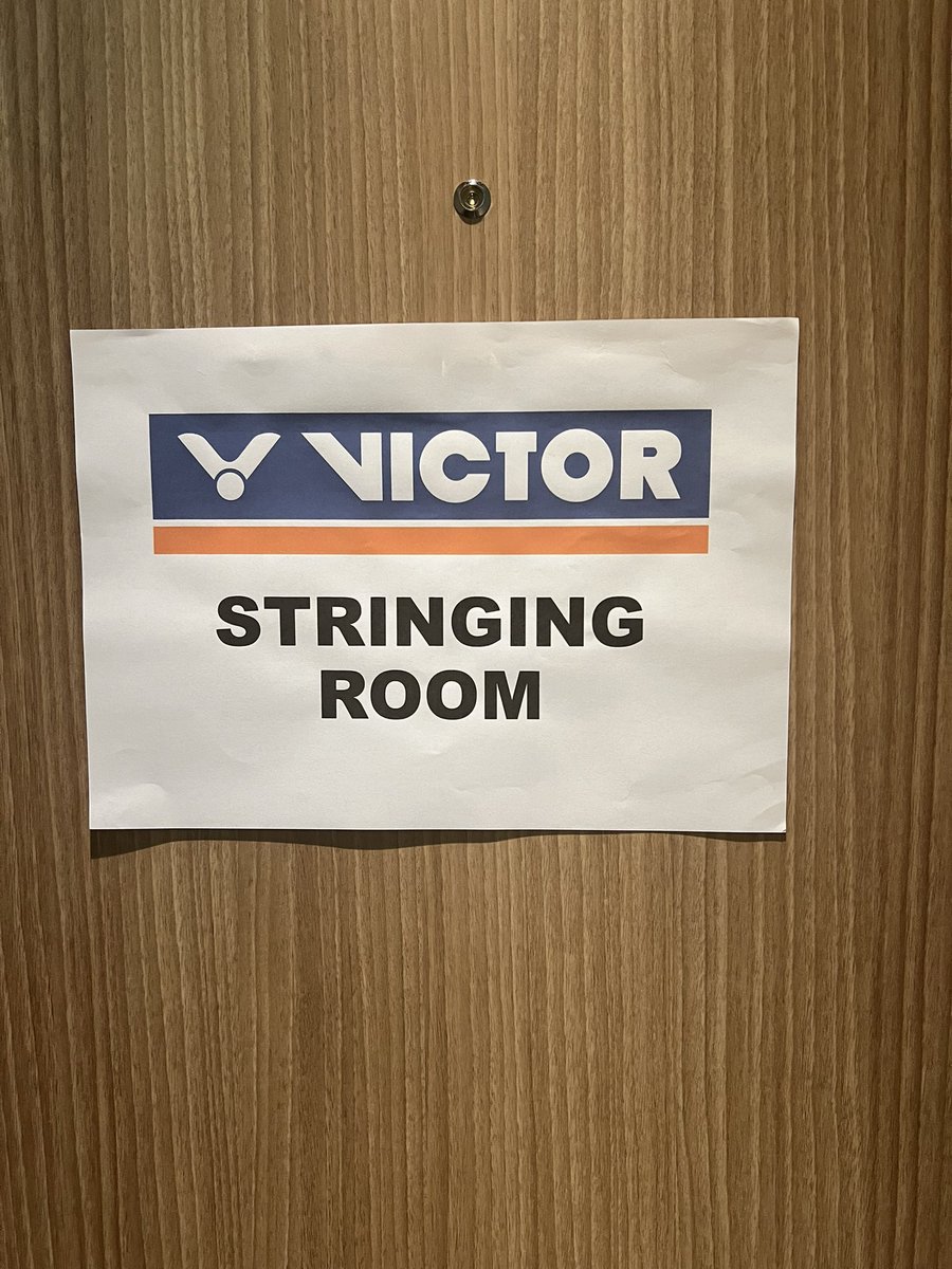 victor202202's tweet image. JAPAN OPEN String Room🏸

#VICTOR #ビクター #VICTORSPORTS #ビクタースポーツ #Badminton #バドミントン #ジャパンオープン