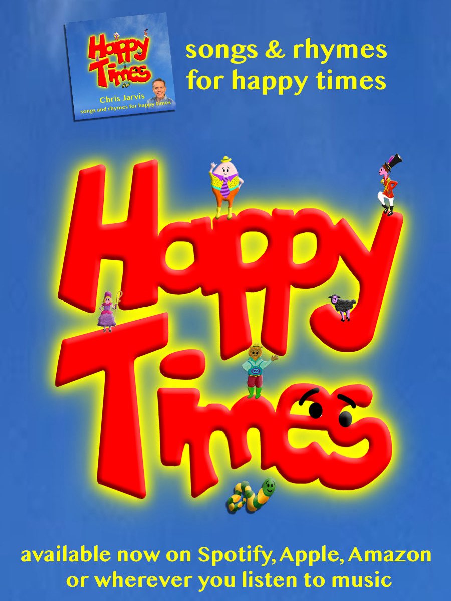 Out today… songs &amp; rhymes for ‘Happy Times’ 

Thanks for listening on Spotify, Apple, Amazon, Deezer, YouTube or wherever you listen to music