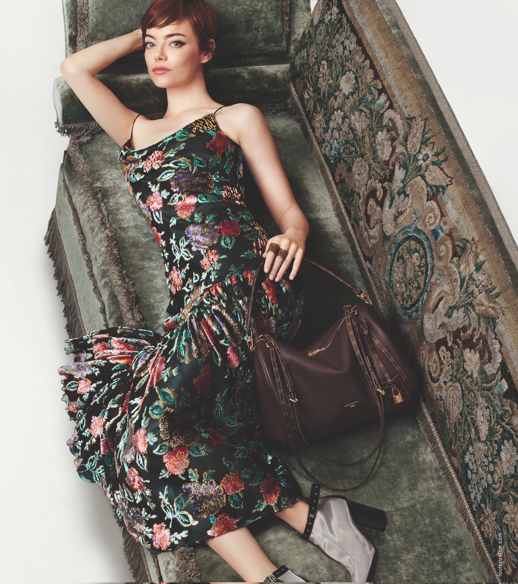 badpostestone's tweet image. Emma Stone photographed by Ethan James Green for Louis Vuitton✨️