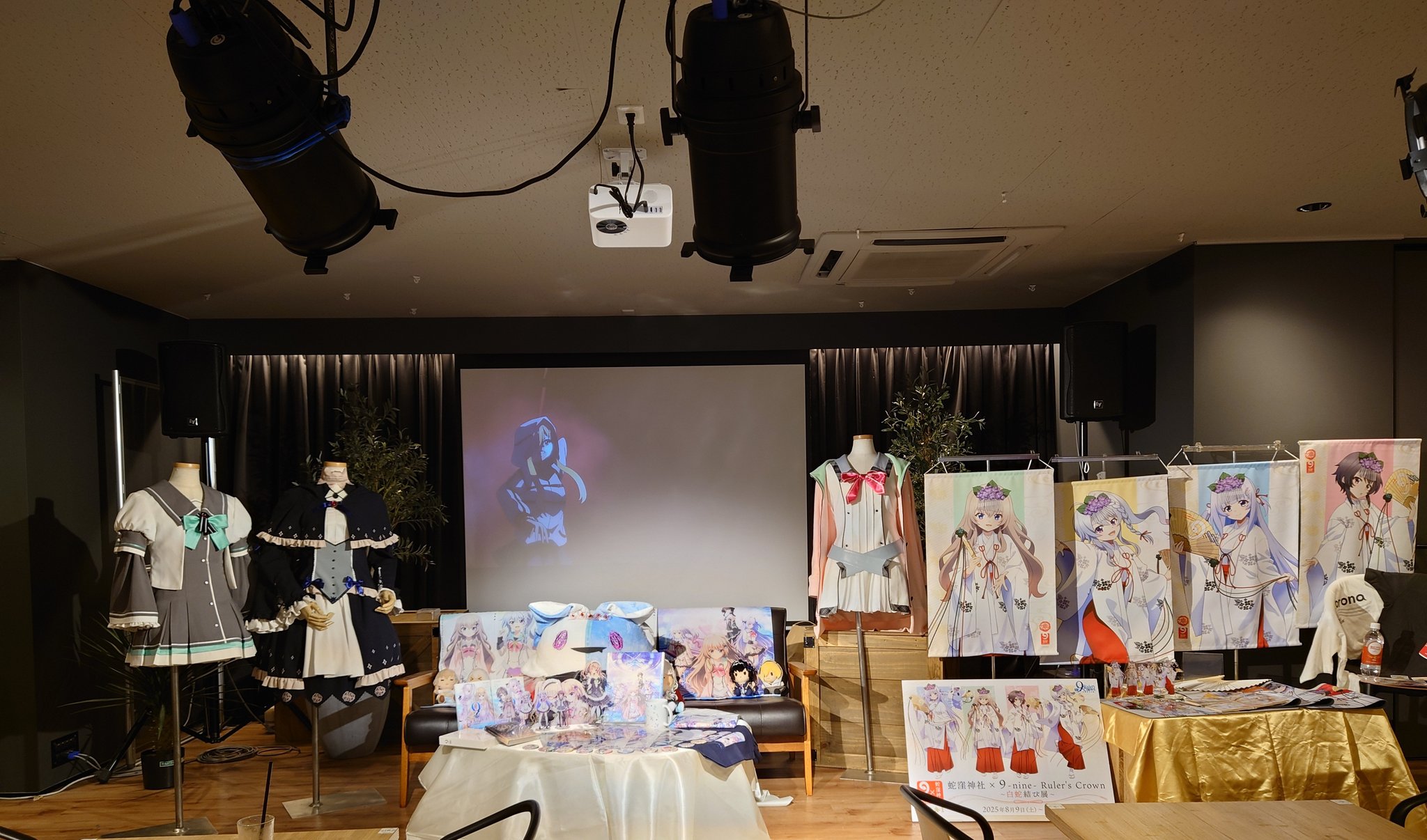 9nine コラボカフェ　九條都　BIGアクリルスタンド　メイドver. 9-nine- コラボカフェ 九條都 アクリルスタンド メイドver