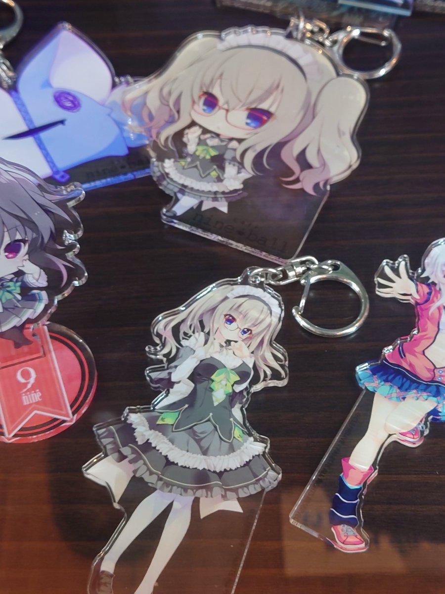 9nine コラボカフェ　九條都　BIGアクリルスタンド　メイドver. 9nine コラボカフェ 九條都BIGアクリルスタンド メイドver.②
