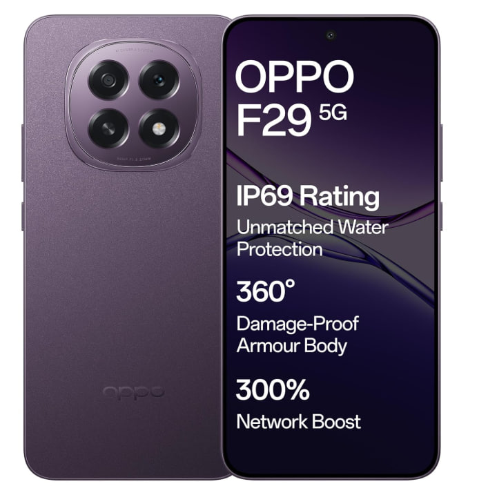 GrabOnIn's tweet image. 🔥 OPPO F29 5G in Solid Purple!
8GB RAM | 128GB Storage at just ₹23,998 ✨📱
✅ No Cost EMI + Exchange Offers

👉 Buy now: amzn.to/4eOrFiy

#OPPOF29 #SmartphoneDeals #TechSteal #5GPhone #GrabOn #MobileOffers #DealAlert #OfferOfTheDay