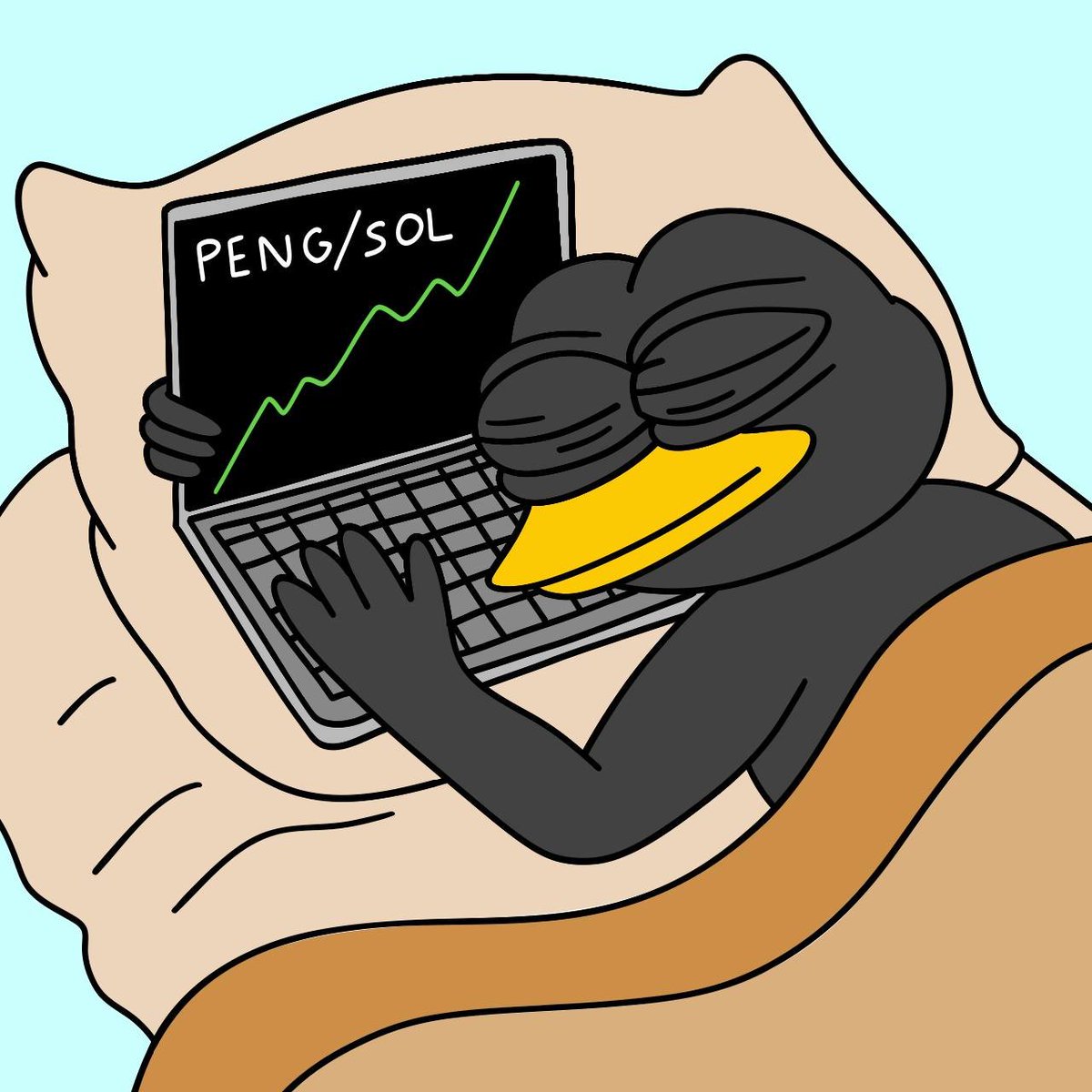 pengonsolana's tweet photo. THE ONLY ONE RIGHT WAY IS UP. $PENG https://t.co/OUP1XlTH48
