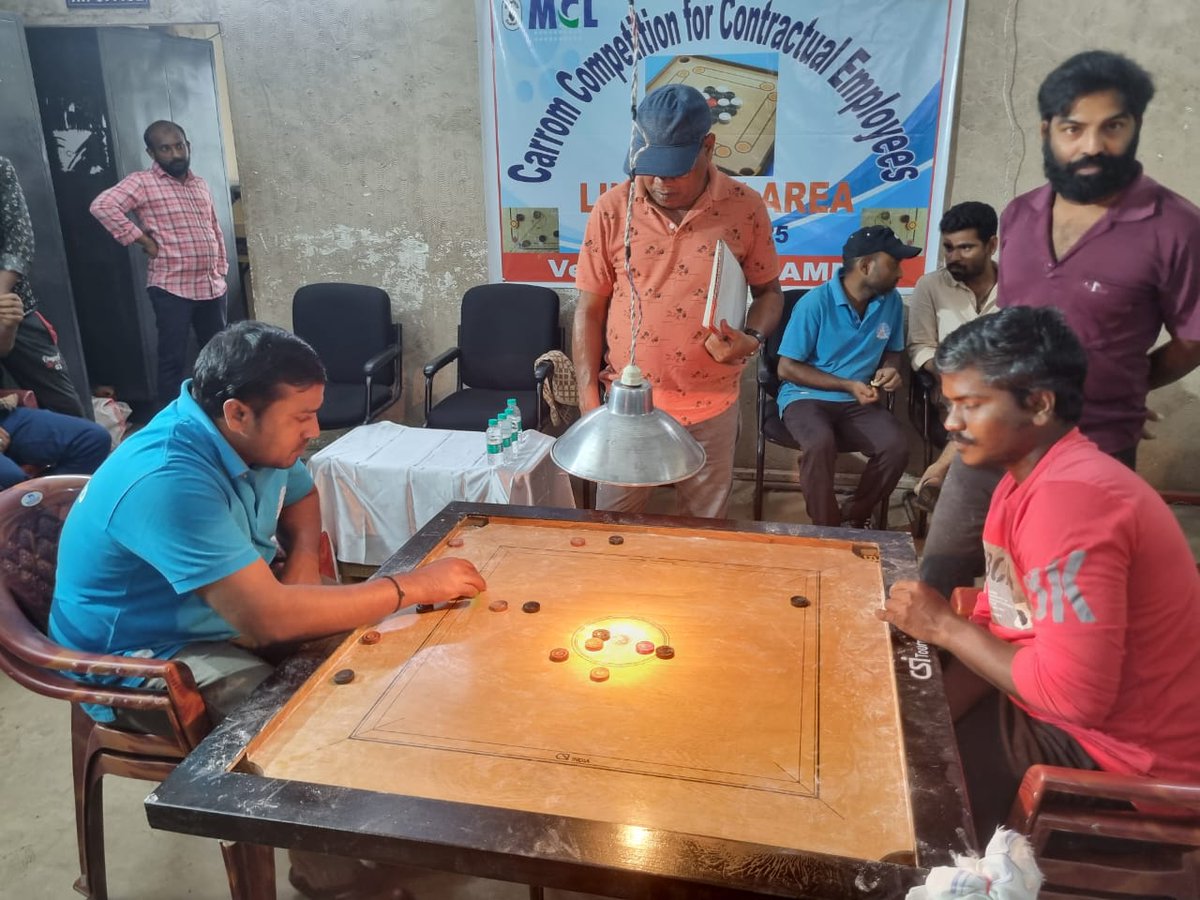 General Manager, Lingaraj Area, MCL (@mcllingarajarea) on Twitter photo The Lingaraj Area successfully organized a carrom competition for its contractual employees. This initiative aims to boost employee morale and promote increased engagement towards their work, colleagues, and the organization. <a href="/mahanadicoal/">Mahanadi Coalfields Limited</a>
#Employeewelfare
#Mymclmypride The Lingaraj Area successfully organized a carrom competition for its contractual employees. This initiative aims to boost employee morale and promote increased engagement towards their work, colleagues, and the organization. <a href="/mahanadicoal/">Mahanadi Coalfields Limited</a>
#Employeewelfare
#Mymclmypride