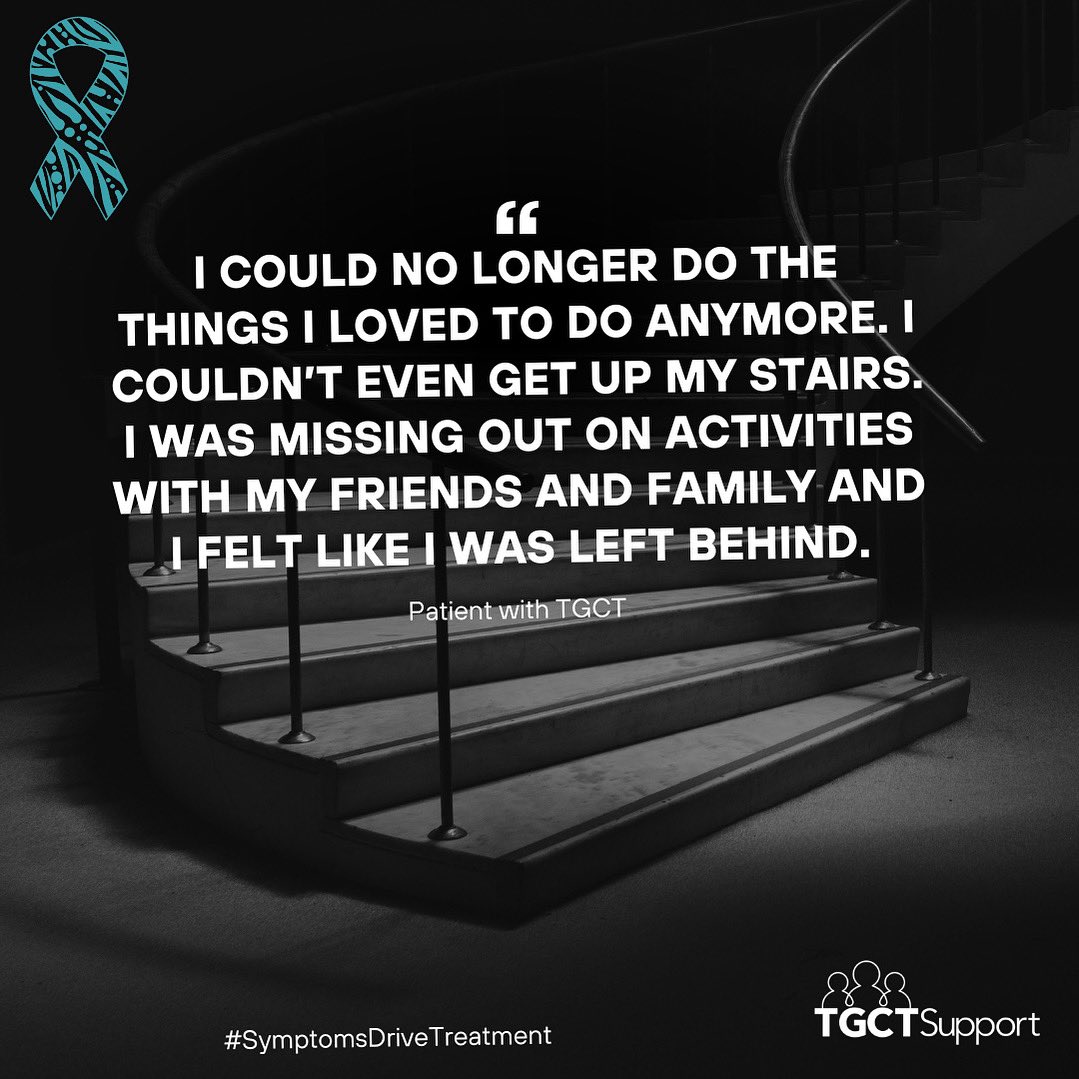 TGCTSupportorg's tweet image. We are almost halfway through July, #SarcomaAwarenessMonth ! Raising awareness for #TGCT and the facts #SymptomsDriveTreatment, not scans.
There is nothing that drives the message home more than pts experience!
When did you know it was time to treat?