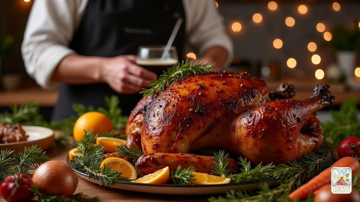 La receta cervecera de la semana 
¡Sorprende en tu cena con un pavo turbo-cervecero y cuánto más! | Cerveza Artesana cervezartesana.es/cultura-cervec…