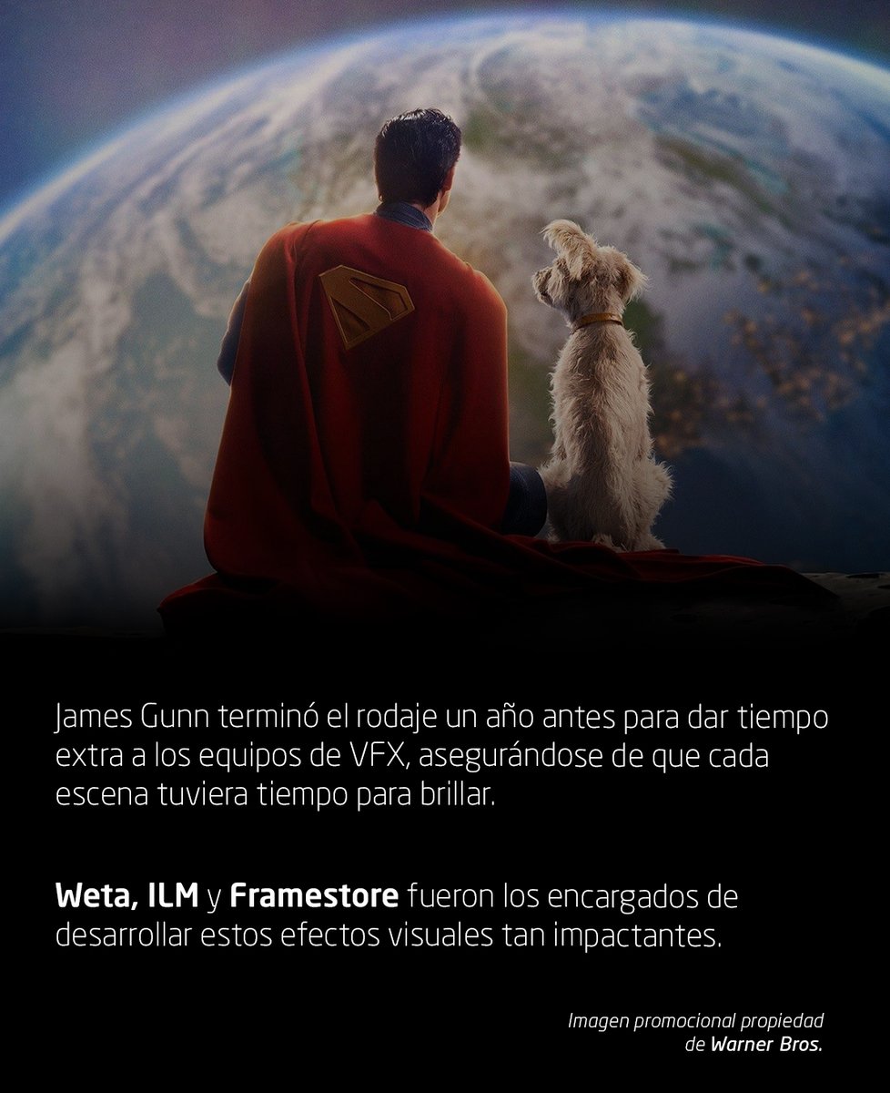 ¿Sabías que la nueva película de Superman se terminó de rodar un año antes de su estreno? 

Superman vuela porque hay artistas detrás que lo hacen posible y tú también puedes contar historias que inspiren al mundo.

¿Te atreves a unirte a la aventura? 💥👀

#superman #dc #vfx