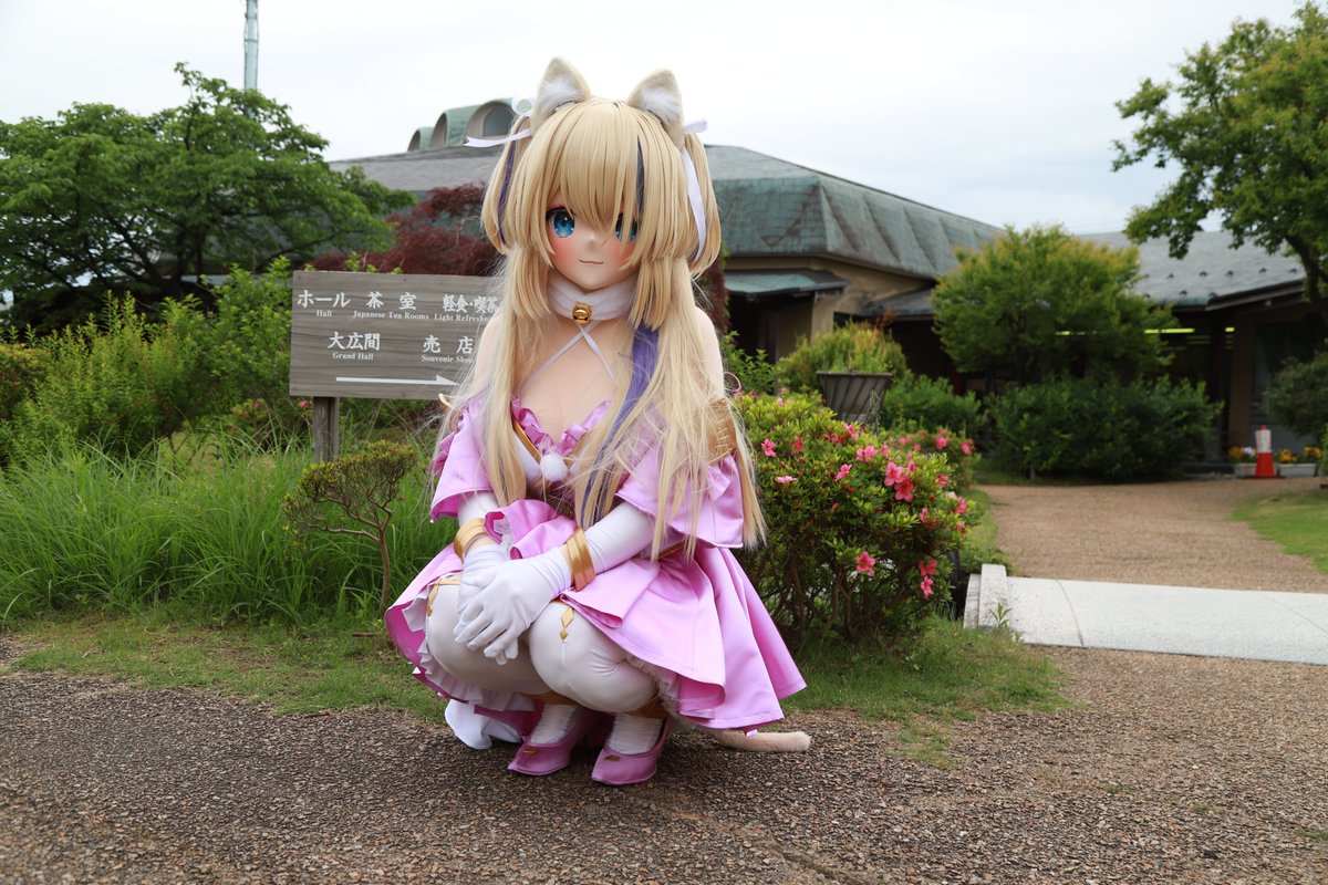 お外なので髪の毛さんが荒ぶっていたようです！

📸:<a href="/gerorine/">gerorine</a>

#猫咲あんじ
#ねこすい民
#きぐるにぃ〜05