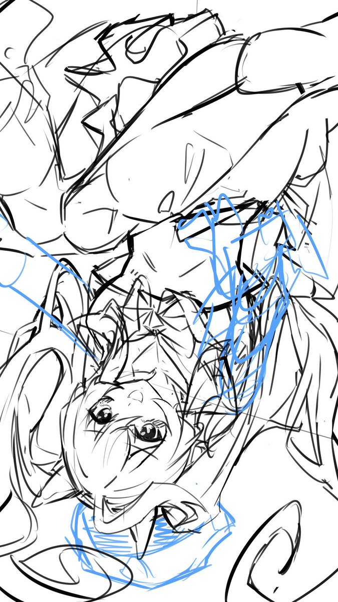 Yrouumkinnoaw2's tweet image. 寄り道ラフを供養します

原稿終わったら描く…かも