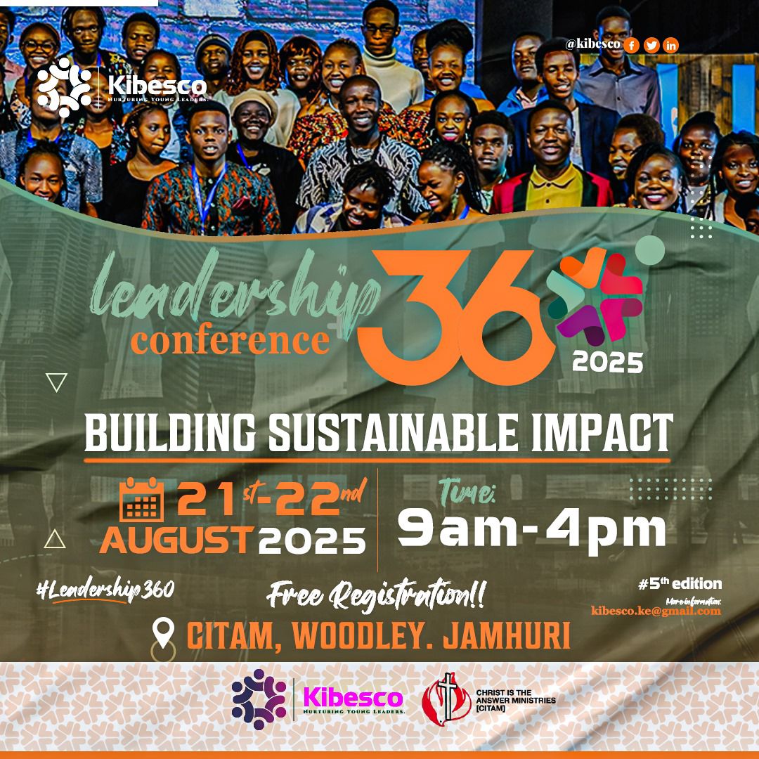 Happy New Week🤩🤩
The Leadership 360 Conference is fast approaching and we're so excited to have you on board.🤩🥳
So sign up today for and let's Build Sustainable Impact🥳🥳 

Registration is free via the link on our bio☺️

#kibesco #leadership360 #kenya