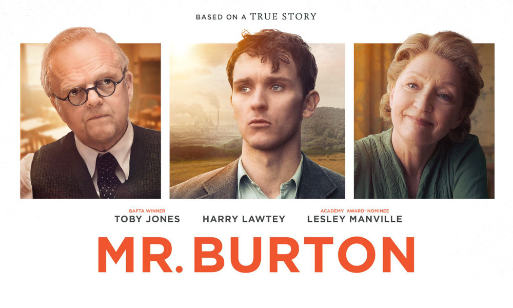 17 July's film is 'Mr Burton' (12). This highly regraded film charts the relationship between a Welsh school teacher, played by Toby Jones, and a wild schoolboy who was the  son of a boozy miner. It's the story of Richard Burton and his teacher, Philip Burton.