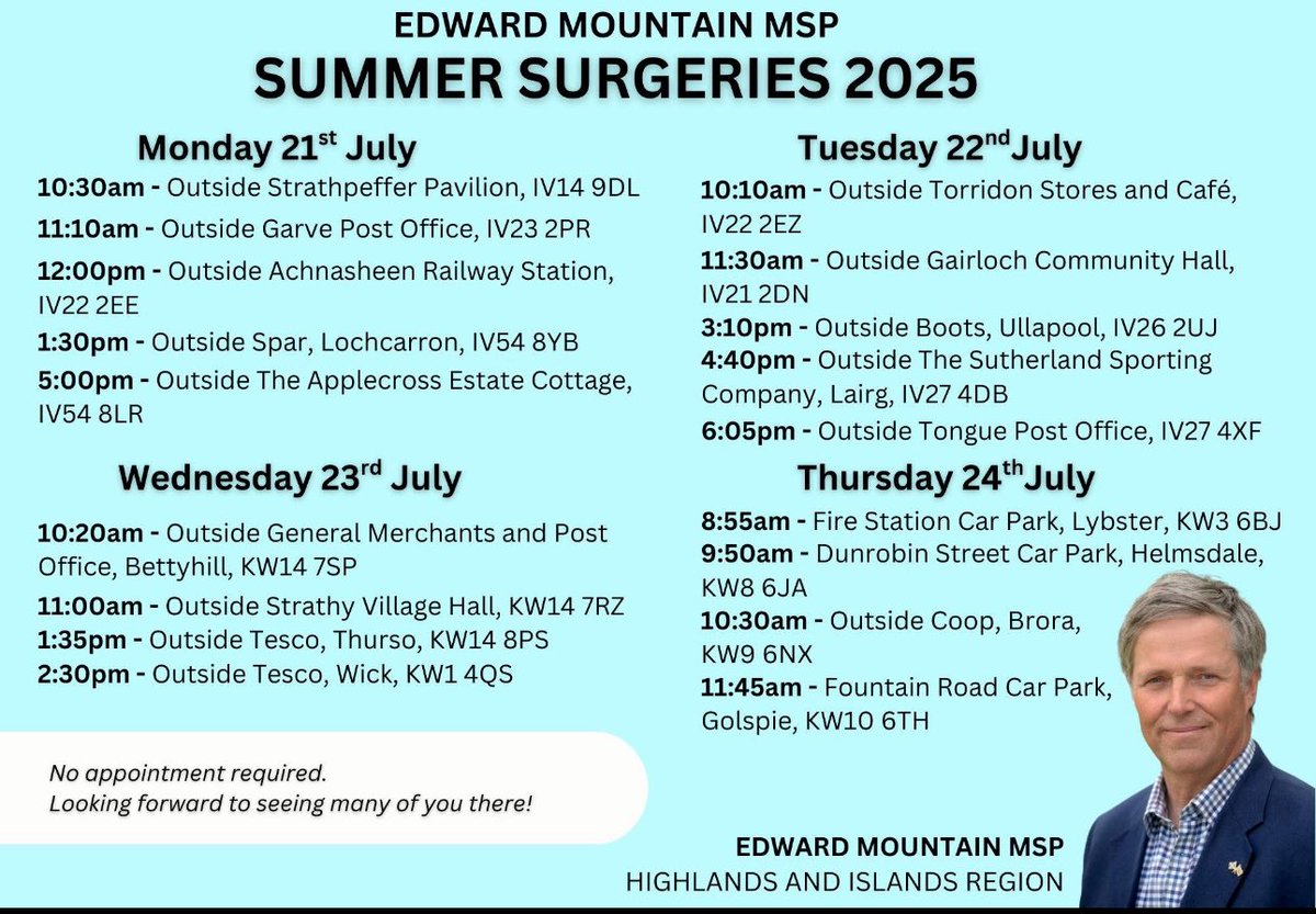 1edmountain's tweet image. My normal round of summer surgeries start next week. No appointments required. See you there