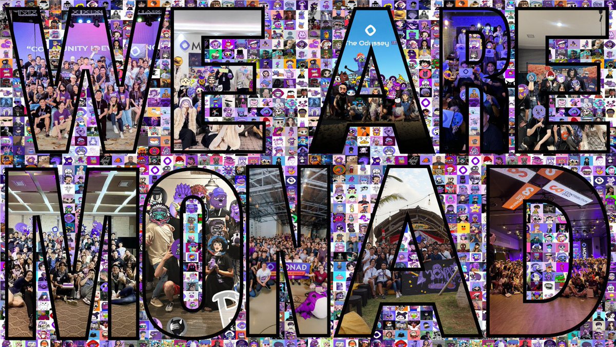 We are MONAD 💜💜💜

Monad mainnet is coming 🔥🔥🔥