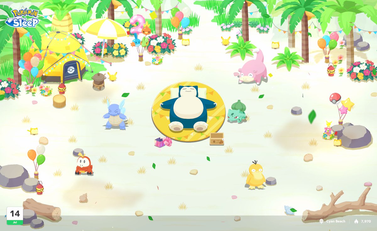 AndrewAmpharos's tweet photo. Share your two years of memories using the hashtag #PokemonSleep2nd! #PokemonSleep https://t.co/oj5H10w8Xj
