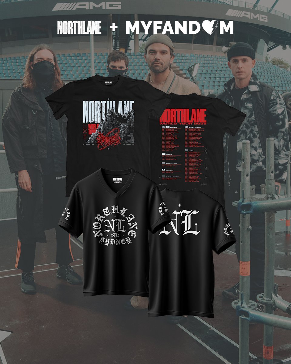 Northlane's tweet image. india - you can preoder merch at @myfandomhq for collection at the shows!