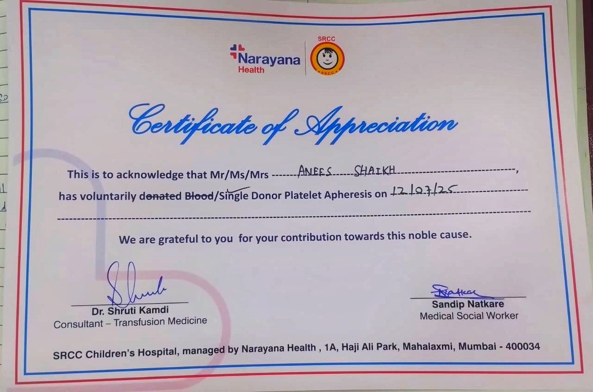 indiacares_2020's tweet image. Himanshu, a brave 14-yo from Mayurbhanj, #Odisha, battling Tetralogy of Fallot (a congenital heart disease), underwent surgery at SRCC Children’s Hospital, #Mumbai. Post-surgery, he faced bleeding and urgently needed an immediate platelet transfusion.
Our heartfelt thanks to…