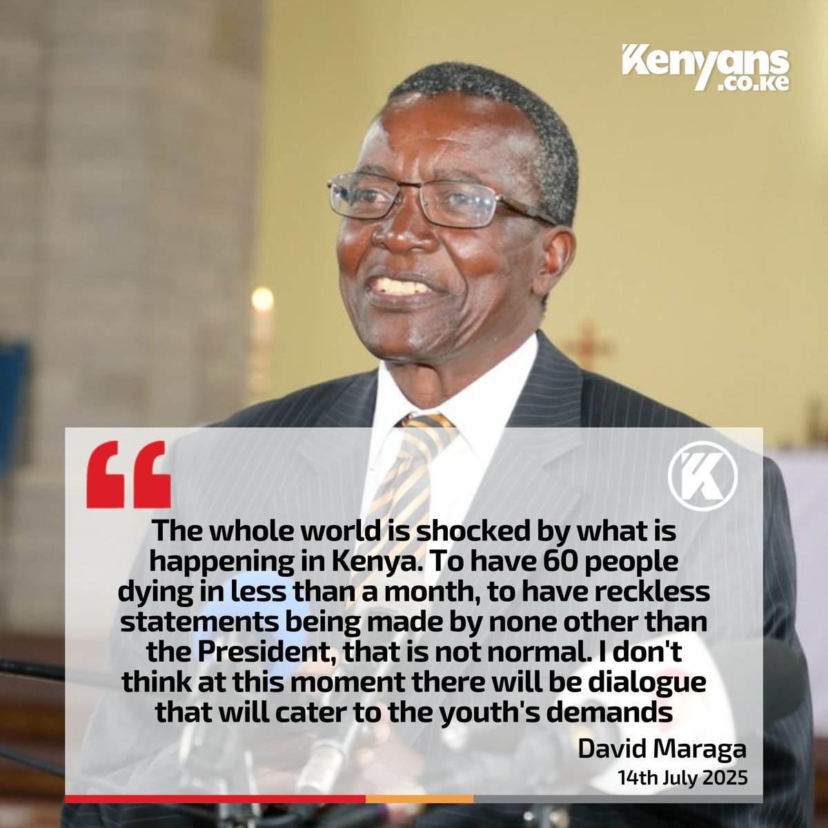 No dialogue!!

Maraga has spoken.
