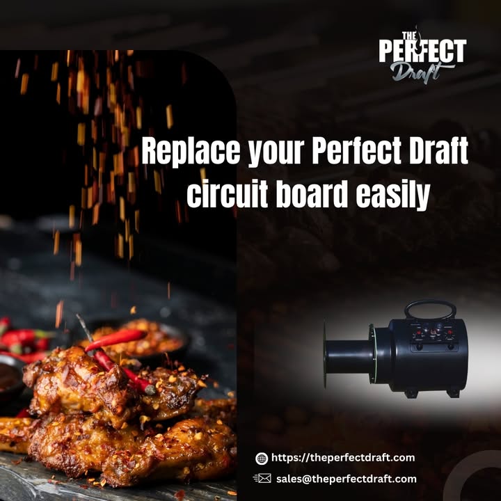 perfectdraftbbq's tweet image. Quick Fix, Perfect Performance!
Replacing your circuit board just got easier! 

Learn more: zurl.co/J03nJ
 
#PerfectDraft #BBQBlower #DIYBBQFix #BBQMaintenance #GrillTech #SmokerTools #CircuitBoardReplacement #BBQHacks