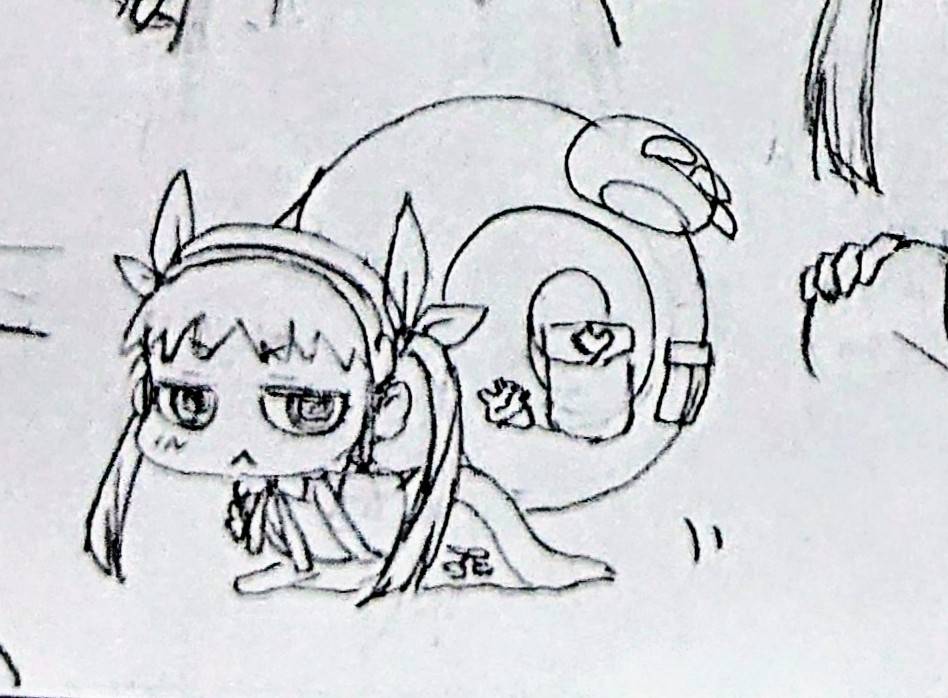 itoma_mahimahi's tweet image. 3年前の頃の絵です
なんだか好き🐌
#物語シリーズ