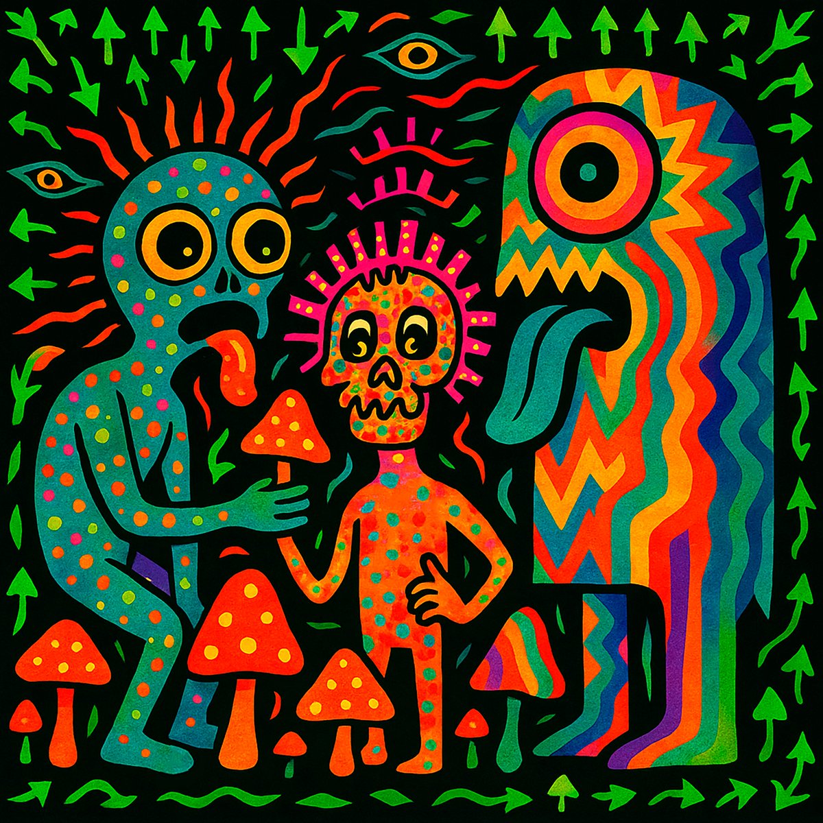 La0zzDotEth's tweet photo. New Artwork here)
Shroomvolution #1
God's tongue tasted like tangerine ice.
The first trip happens not in the body, but in the cartoon layer of your soul.
#la0 #NFT #psychedelicart #acidwave #digitalhallucination #cryptoart
π π
https://t.co/PFTkbLZ920 https://t.co/AJcehveTgf