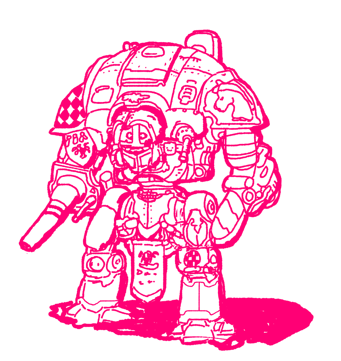 OutBuff63656's tweet image. 심심해서 열심히 글인 워햄머 글읾..
선이 지저분한건 제 실력 부족..
심심할때마다 이런것도 열심히 그려서 올려보겠습니당.