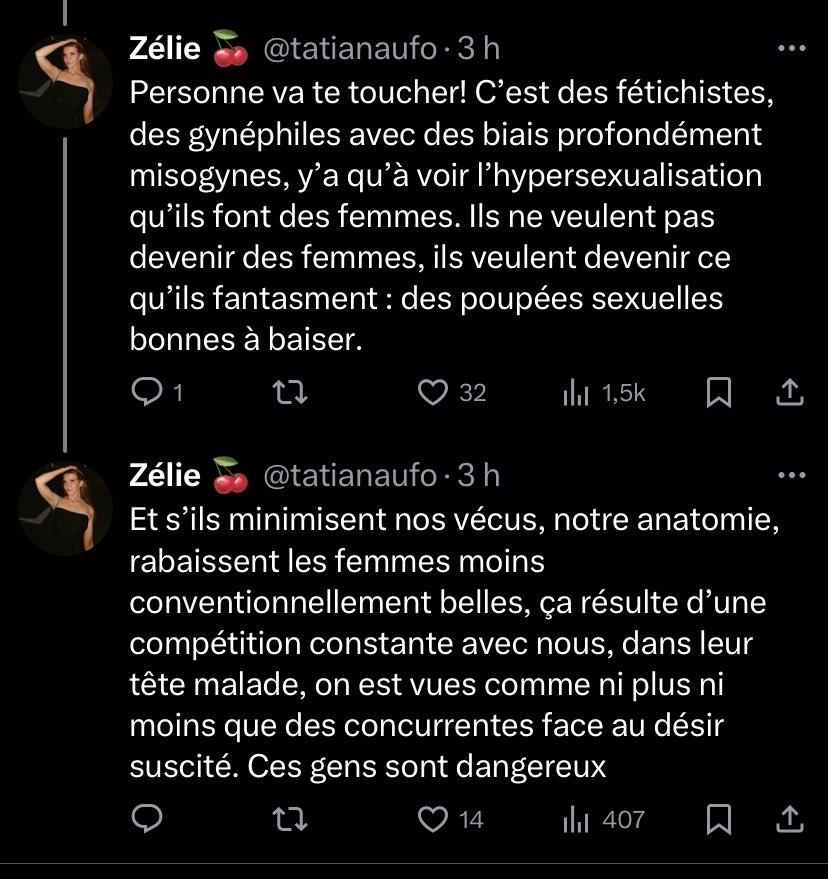 daisukeejigen's tweet image. elle a pris 5 tweets de merde en exemple pour en faire une généralité et justifier sa transphobie, c’est la débile en chef