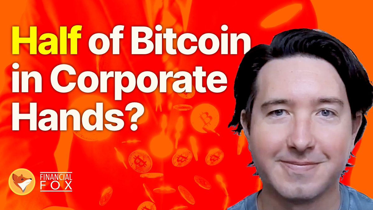 _FinancialFox's tweet image. Could Treasury Companies Own Half of All #Bitcoin? 🤯

Jesse Myers @Croesus_BTC joins @stefixy on Financial Fox to explore how BTC treasury companies such as @smarterwebuk are using capital markets to stack sats and why investors are paying a premium.

🔗 Watch now:…