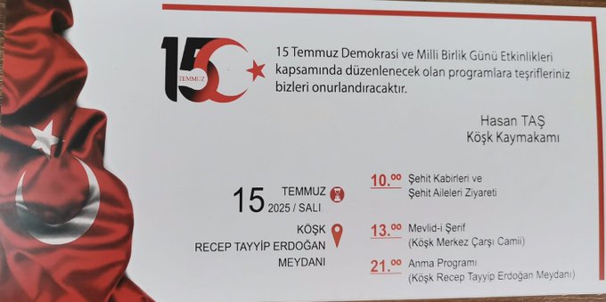 15 Temmuz Demokrasi ve Milli Birlik Günü