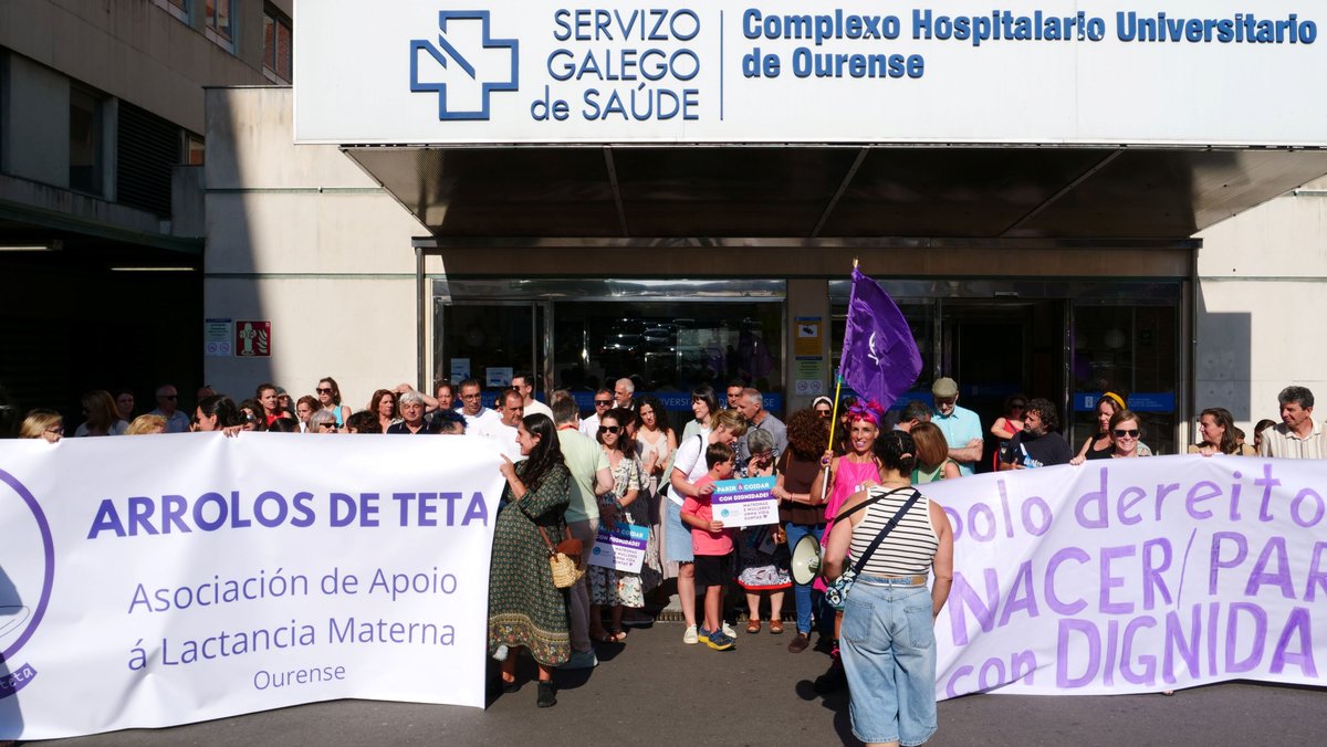 anaponton's tweet image. De verdade Rueda considera que, en pleno século XXI, as mulleres de Ourense teñen que parir nunhas condicións terceiromundistas?
A Xunta ten que paralizar o traslado do Materno-Infantil do CHUO até garantir unhas condicións dignas para o parto.