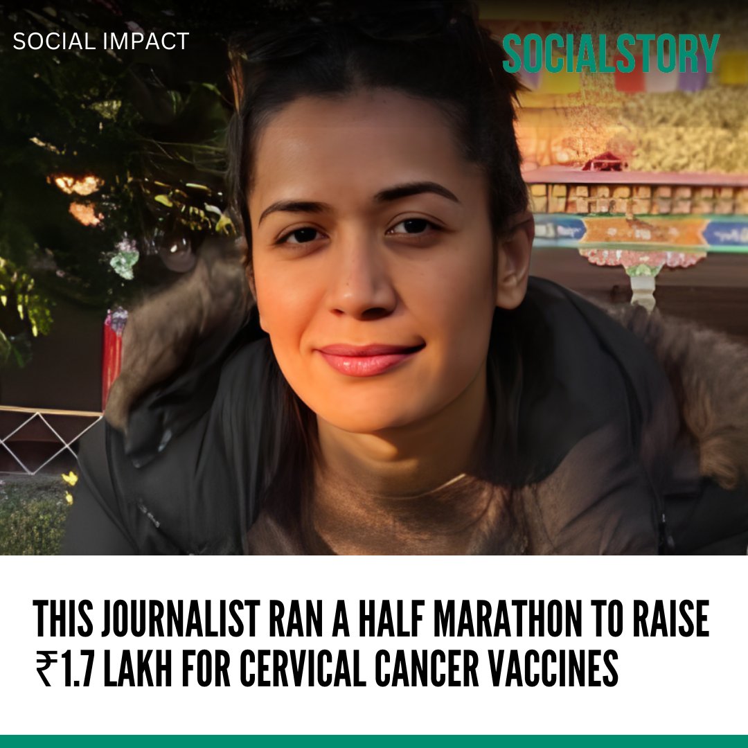 SocialStory (@_socialstory) on Twitter photo Journalist <a href="/priyalisur/">Priyali Sur</a> raised ₹1.7L in 25 days—running a half marathon to fund cervical cancer vaccines for marginalised girls. A personal mission turned public movement. 💜
Read more: yourstory.com/socialstory/20…
By <a href="/sara_chni/">Saranya Chakrapani</a>
#CervicalCancerAwareness #TheAzadiProject Journalist <a href="/priyalisur/">Priyali Sur</a> raised ₹1.7L in 25 days—running a half marathon to fund cervical cancer vaccines for marginalised girls. A personal mission turned public movement. 💜
Read more: yourstory.com/socialstory/20…
By <a href="/sara_chni/">Saranya Chakrapani</a>
#CervicalCancerAwareness #TheAzadiProject