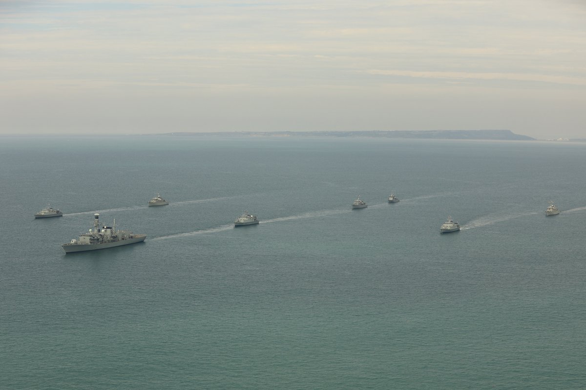 NATO_MARCOM's tweet image. End of Exercise โ . Sea Breeze wrapped up off the coast of Portland, UK ๐ฌ๐ง . Co-led by U.S. Sixth Fleet ๐บ๐ธ & Ukraine ๐บ๐ฆ , this vital exercise brought together allied and partner nations to boost mine countermeasures and maritime cooperation. #WeAreNATO #SeaBreezeโฆ