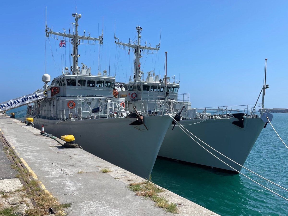 NATO_MARCOM's tweet image. End of Exercise โ . Sea Breeze wrapped up off the coast of Portland, UK ๐ฌ๐ง . Co-led by U.S. Sixth Fleet ๐บ๐ธ & Ukraine ๐บ๐ฆ , this vital exercise brought together allied and partner nations to boost mine countermeasures and maritime cooperation. #WeAreNATO #SeaBreezeโฆ