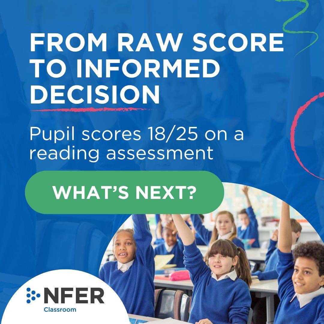 Pupil scores 18/25 on a reading test. What's your next step? 🤔

Our Assessment Data Guide shows how standardised scores turn guesswork into insight. That same raw score could mean great progress or a need for support. Context is everything. 

👉 buff.ly/lfxor6X