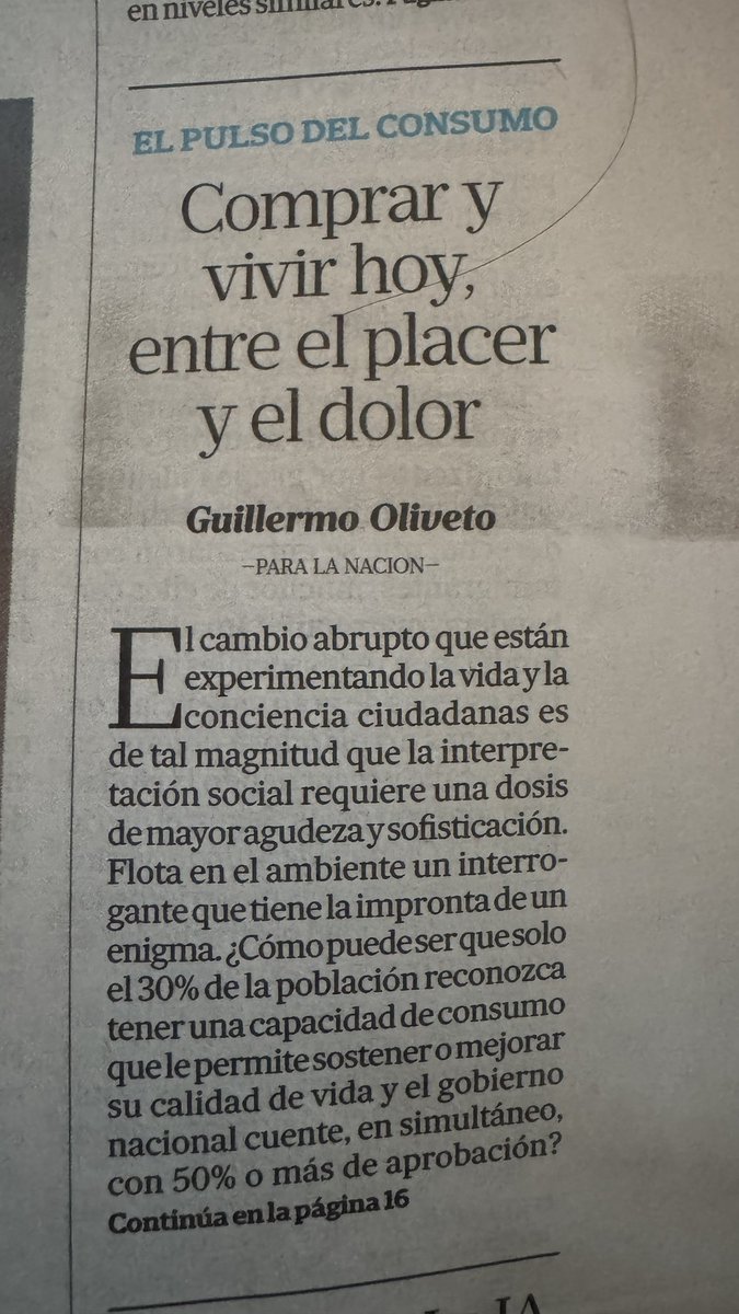 Consumo , sociedad por Guillermo Oliveto lanacion.com.ar/economia/compr… #clasemedia
