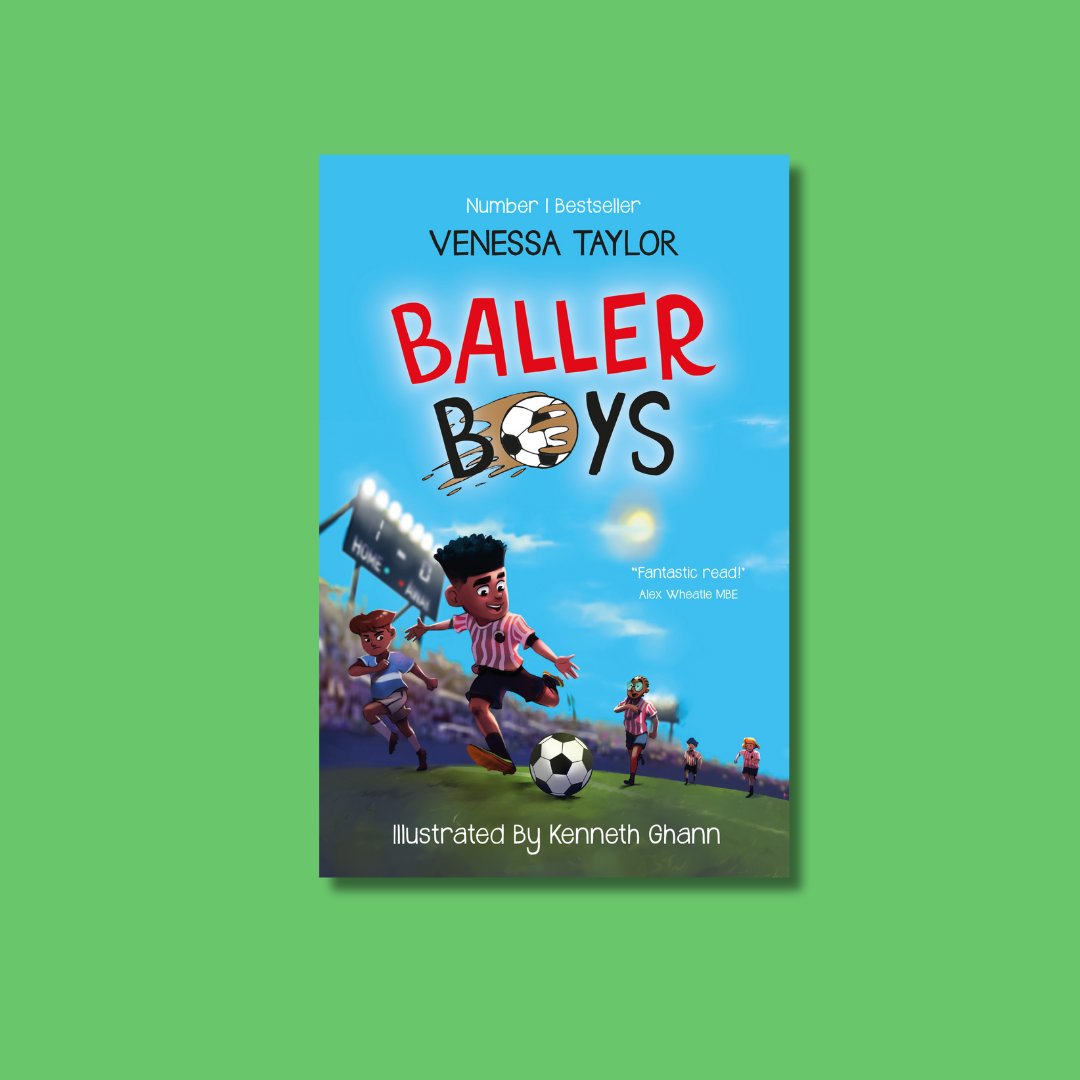 **NEW COVER ALERT** 
The Number 1 besteller Baller Boys by Venessa Taylor and Kenneth Ghann has had a makeover AND has some extra fun bonus content that Baller Boys fans will LOVE! 
Coming this August! ⚽️
Available to pre-order! 

#ballerboys 
#football 
#childrensbooks