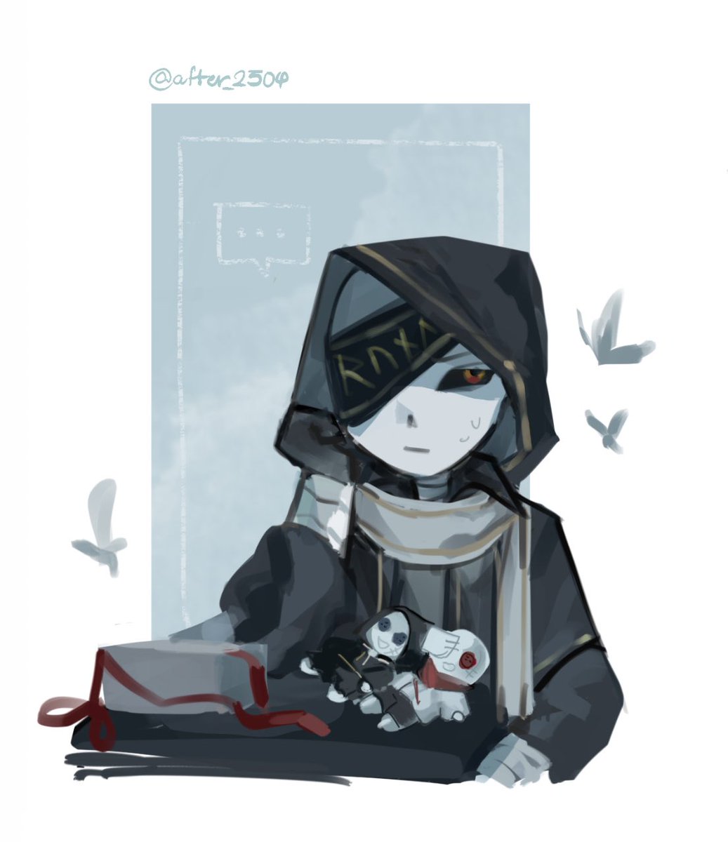 Attack on the cutest lil emo Afterdeath child😭🤲💓 
Rune belonged to <a href="/GoldeTrash/">GOLDE</a> !
#artfight2025 #afterdeath
