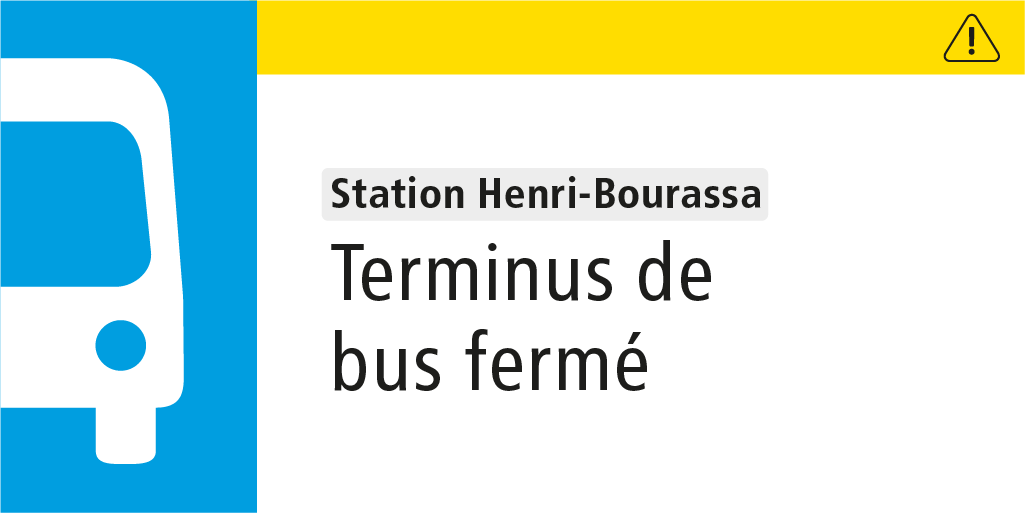 stm_Orange's tweet image. [Terminus Henri-Bourassa] ⚠️🚌 Le terminus de bus de la station Henri-Bourassa est fermé pour travaux de pavage du 14 au 18 juillet inclusivement. L&apos;accès au métro reste ouvert et les trains circuleront normalement durant cette période.