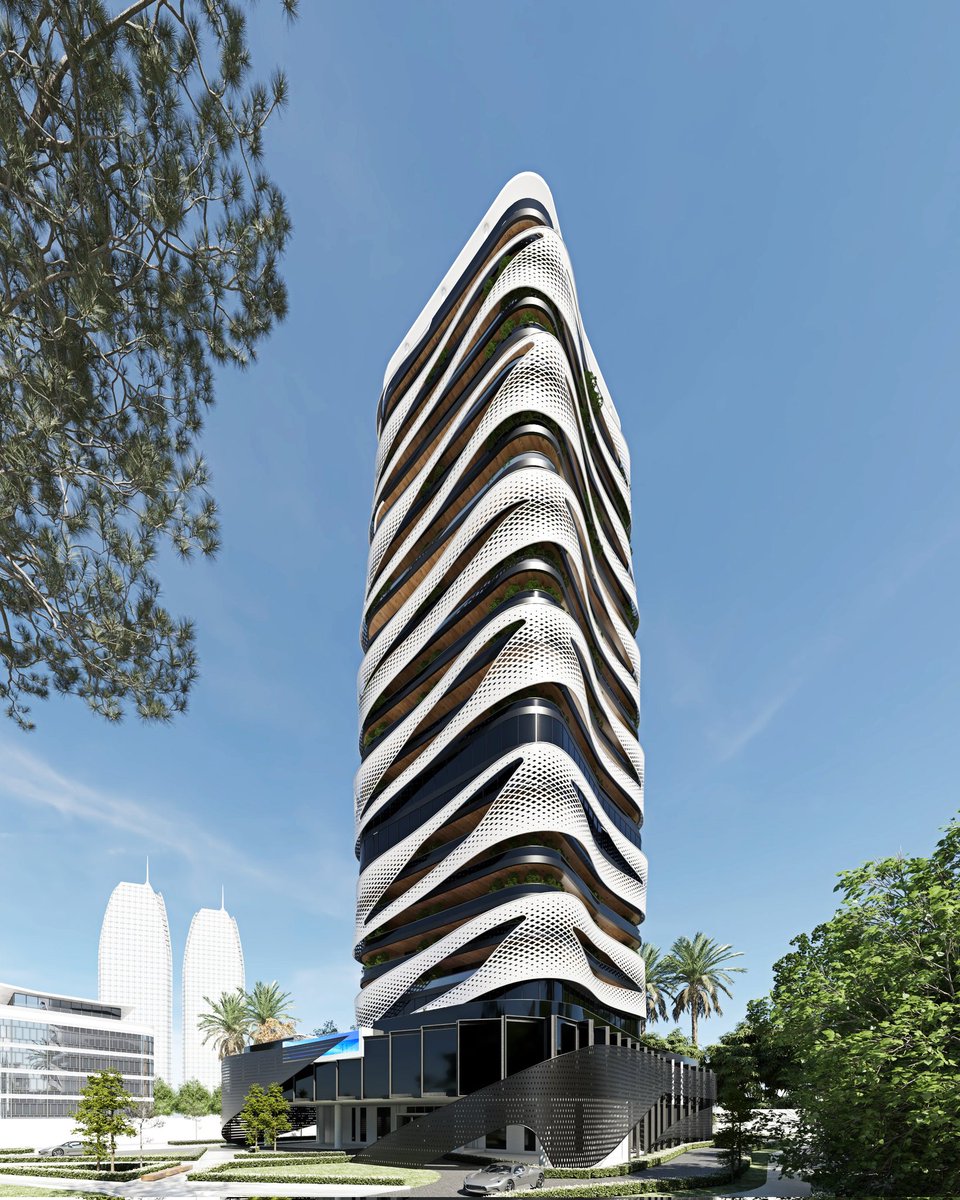 bakaresolo's tweet photo. Worked on this project couple of months ago
This building stands as a masterpiece of architectural fluidity, seamlessly merging modern aesthetics with organic forms.
PROJECT VISUALIZED BY ME @bakaresolo
PROJECT DESIGNED BY Aesthetics studio's
#architecture #archvisuals https://t.co/9FIrHpxaX5