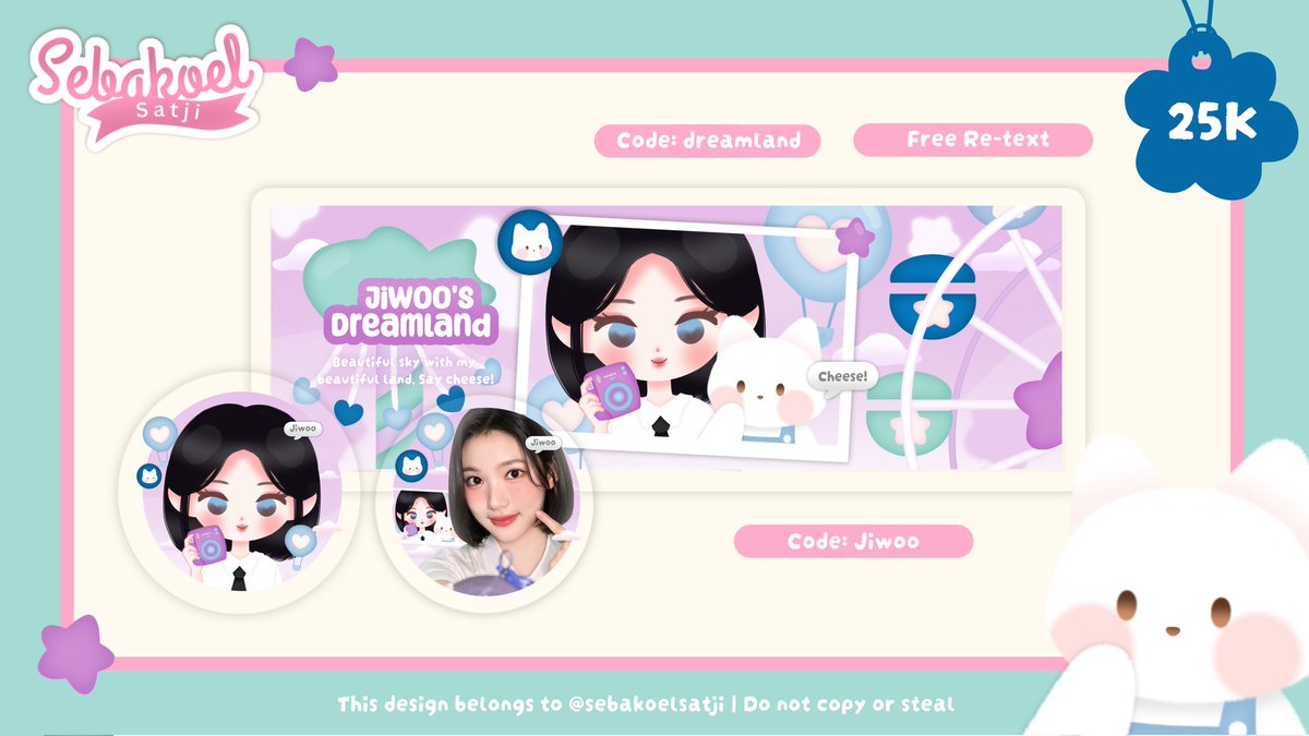 sebakoelsatji's tweet image. ㅤ
ㅤHelp RT. Any interaction is appreciated 🫶🏻
ㅤHalo, Bakoel ada layout chibi rs "dreamland"

Muse: wony, jiwoo, ningie, winter, eunchae, ruka. Boleh add wabis, qr, pinned, loca, dll 😉

💸 25K 

Tysm 🩵 #zonauang