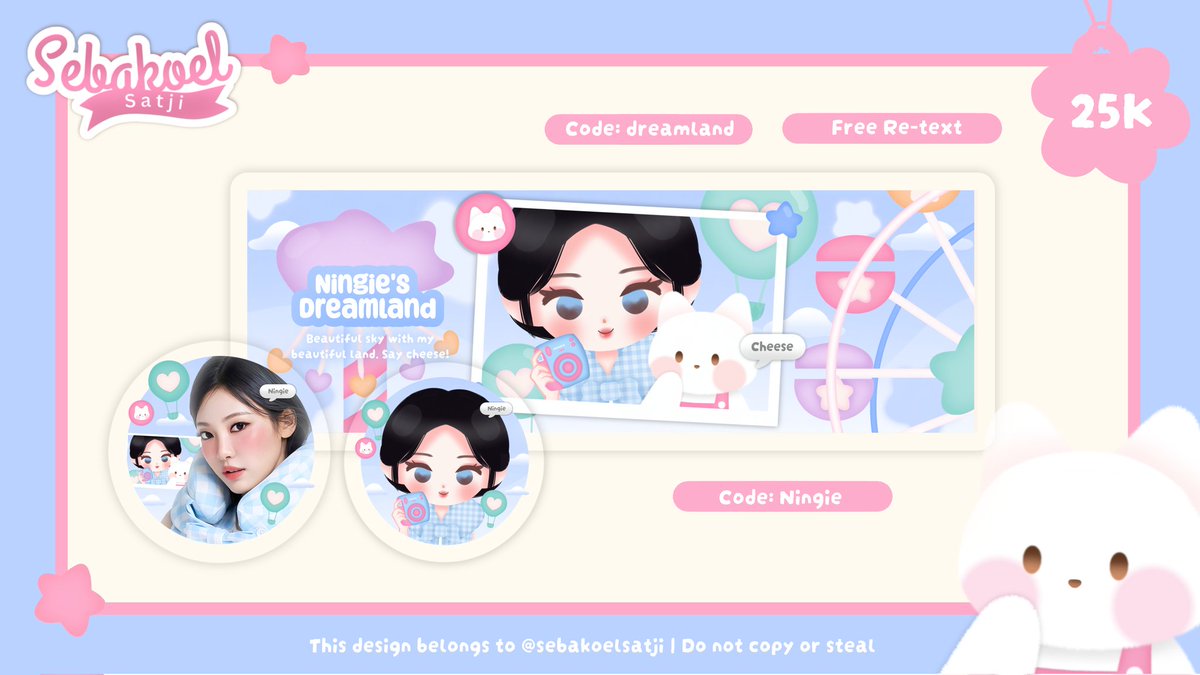 sebakoelsatji's tweet image. ㅤ
ㅤHelp RT. Any interaction is appreciated 🫶🏻
ㅤHalo, Bakoel ada layout chibi rs "dreamland"

Muse: wony, jiwoo, ningie, winter, eunchae, ruka. Boleh add wabis, qr, pinned, loca, dll 😉

💸 25K 

Tysm 🩵 #zonauang