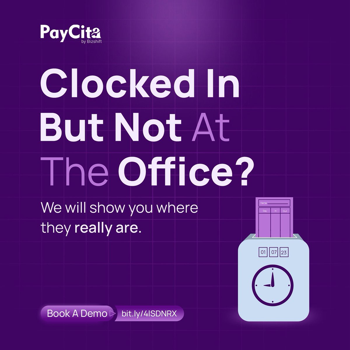paycitaltd's tweet image. Struggling with attendance?
PayCita makes it simple and reliable!
Book a demo now
👇👇👇
bit.ly/4lSDNRX
#Paycita
#businessgrowth