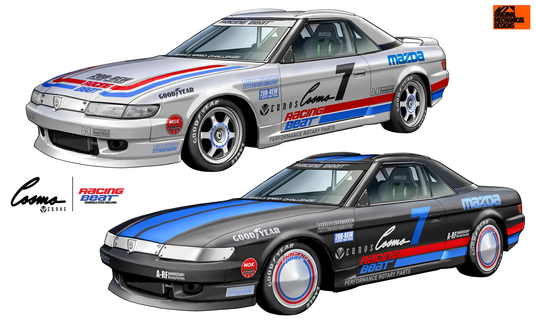 90年代湾岸 走り屋スタイル in大阪N港 看板仕様 #K_BRAIN_Racing