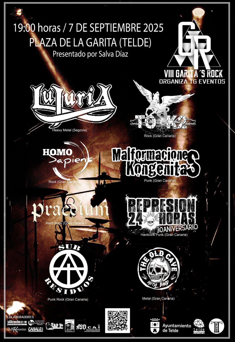 Atención! Si les interesa un plan de pm en Gran Canaria el 7 de septiembre. Praedium abre el festival Garita rock junto con varias bandas insulares. Se anima alguien! Es gratuito
