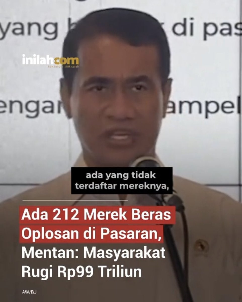 Lagi2 rakyat yang jadi korbannya. Setelah BBM, sekarang beras pun dioplos. Kenapa negara ini sarat dengan tipu2?