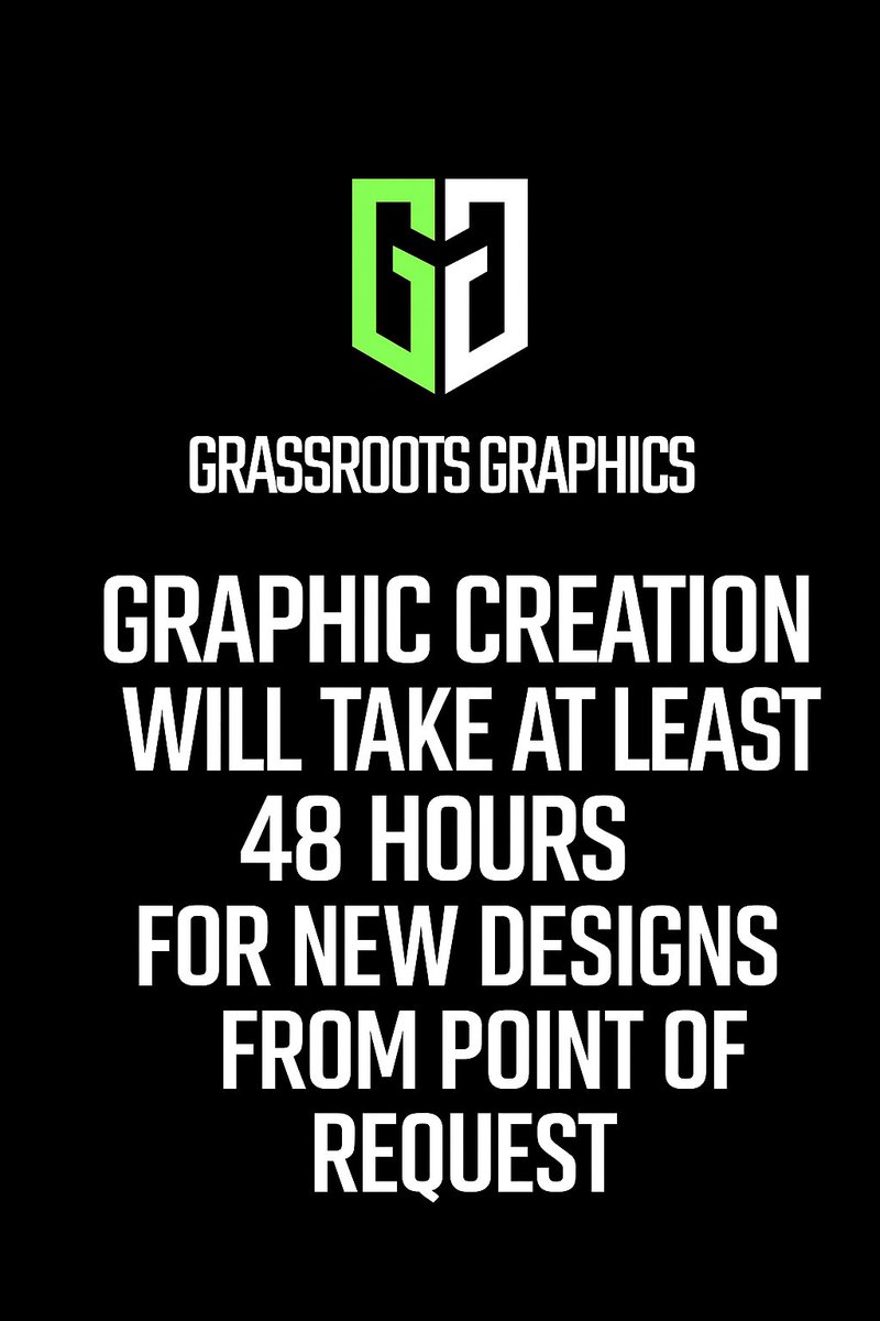 🕒 Turnaround Time Update 🕒

At Grassroots Graphics, quality takes time. Please allow at least 48 hours for the creation of new designs, starting from the point your request is acknowledged.

We appreciate your patience and your commitment to top-quality visuals 🙌