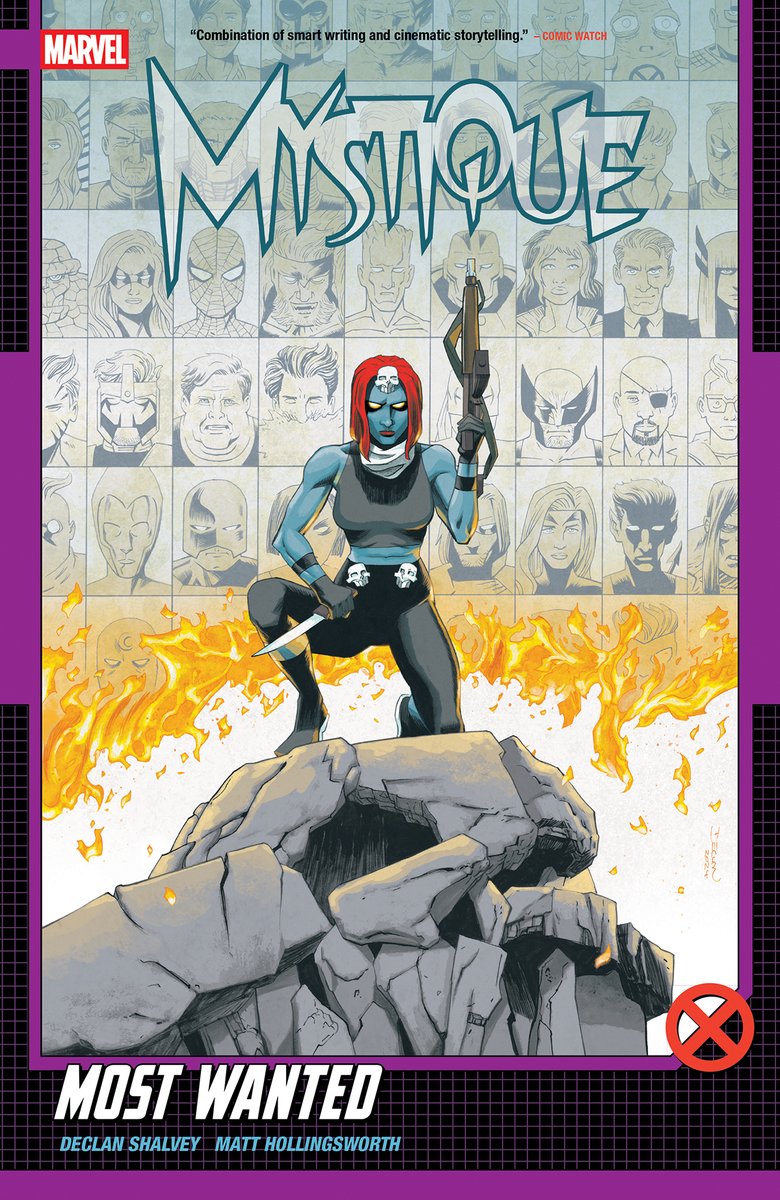 AlexPaknadel's tweet image. Tomorrow, the MYSTIQUE: MOST WANTED trade drops from dear friend @declanshalvey and Matt Hollingsworth.
It's a breathless, twisty espionage thriller in which nothing and nobody is what they seem.
You need it.