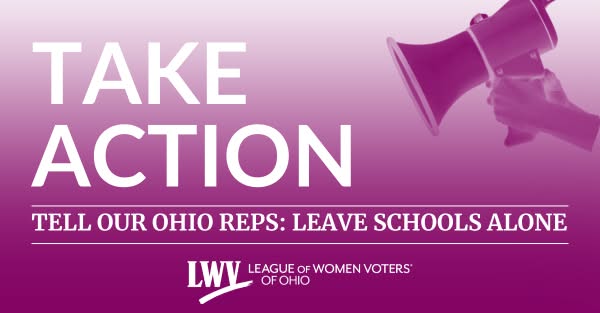 lwvohio's tweet image. 📢 ACTION ALERT! 📢
Ohio needs real property tax reform, not more bad laws that take power away local communities and cut more funding for schools.
Go here to tell Ohio lawmakers: leave our schools alone
lwvohio.salsalabs.org/leaveschoolsal…